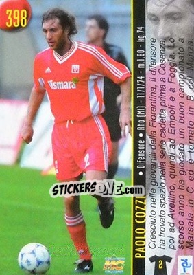 Sticker Brncic / Cozzi - Calcio 1999-2000 Etichetta Nera - Mundicromo