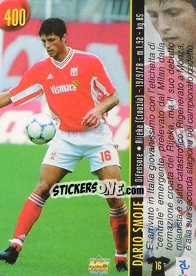 Sticker Bonacina / Smoje - Calcio 1999-2000 Etichetta Nera n. 400 - Mundicromo
