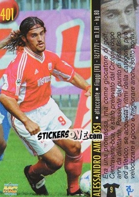 Sticker Castorina / Ambrosi - Calcio 1999-2000 Etichetta Nera n. 401 - Mundicromo