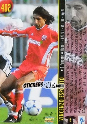 Sticker Esposito / Triuzzi - Calcio 1999-2000 Etichetta Nera - Mundicromo