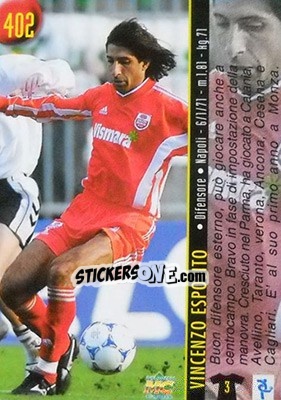 Sticker Esposito / Triuzzi - Calcio 1999-2000 Etichetta Nera n. 402 - Mundicromo