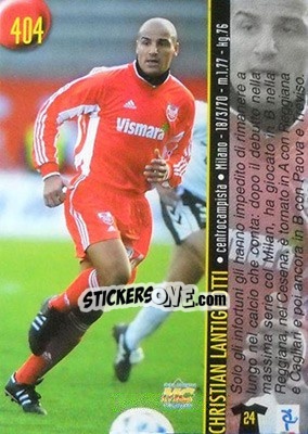 Sticker Topic / Lantignotti - Calcio 1999-2000 Etichetta Nera n. 404 - Mundicromo