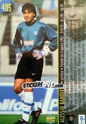 Cromo Bandieri / Da Silva - Calcio 1999-2000 Etichetta Nera - Mundicromo