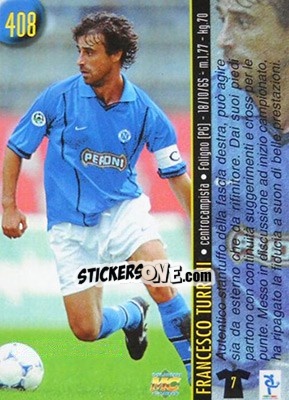 Figurina Nilsen / Turrini - Calcio 1999-2000 Etichetta Nera - Mundicromo