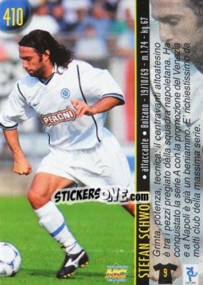 Sticker Goretti / Schwoch - Calcio 1999-2000 Etichetta Nera - Mundicromo