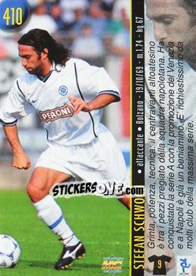 Sticker Goretti / Schwoch - Calcio 1999-2000 Etichetta Nera n. 410 - Mundicromo