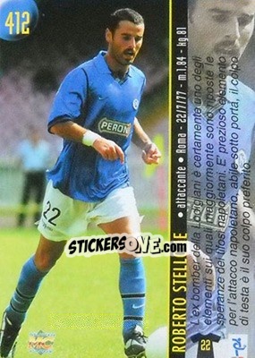 Figurina Magoni / Stellone - Calcio 1999-2000 Etichetta Nera - Mundicromo