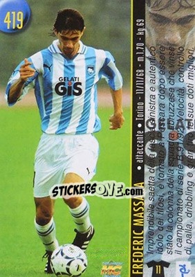 Sticker Baldi / Massara - Calcio 1999-2000 Etichetta Nera n. 419 - Mundicromo
