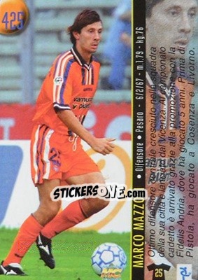 Sticker Mazzoli / Benin - Calcio 1999-2000 Etichetta Nera n. 425 - Mundicromo