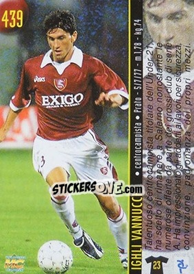 Sticker Vannucchi / Cala Campana - Calcio 1999-2000 Etichetta Nera n. 439 - Mundicromo