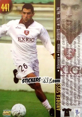 Sticker Sussi / Corrent - Calcio 1999-2000 Etichetta Nera n. 441 - Mundicromo