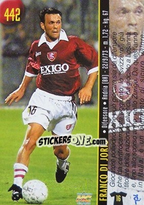 Figurina Di Jorio / Semioli - Calcio 1999-2000 Etichetta Nera - Mundicromo