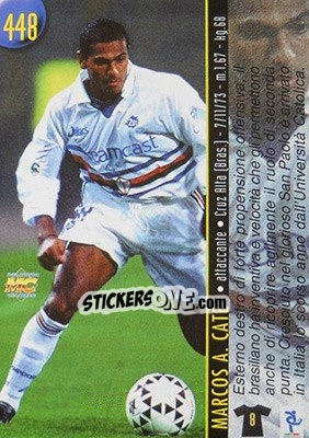 Sticker Ficini / Cate - Calcio 1999-2000 Etichetta Nera n. 448 - Mundicromo