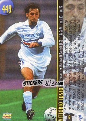 Sticker Palmieri / Tosto - Calcio 1999-2000 Etichetta Nera - Mundicromo