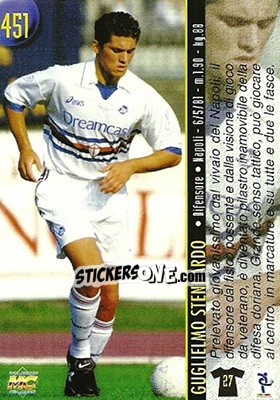 Sticker Flachi / Stendardo - Calcio 1999-2000 Etichetta Nera n. 451 - Mundicromo