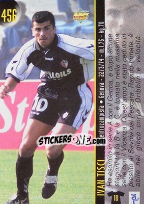 Sticker Pellegrini / Tisci - Calcio 1999-2000 Etichetta Nera n. 456 - Mundicromo