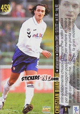 Sticker Biancone / Pirri - Calcio 1999-2000 Etichetta Nera n. 459 - Mundicromo