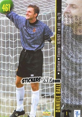 Sticker Balli / Teodorani - Calcio 1999-2000 Etichetta Nera - Mundicromo