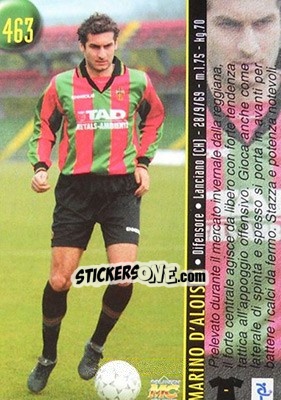 Sticker D'aloisio / Lucci - Calcio 1999-2000 Etichetta Nera n. 463 - Mundicromo