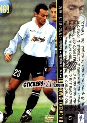 Sticker Rimondini / Aldegani - Calcio 1999-2000 Etichetta Nera n. 469 - Mundicromo