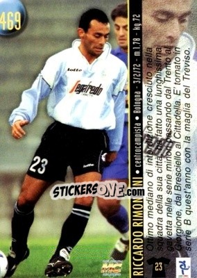 Figurina Rimondini / Aldegani - Calcio 1999-2000 Etichetta Nera - Mundicromo