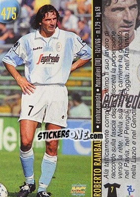 Sticker Temelin / Rambaudi - Calcio 1999-2000 Etichetta Nera n. 475 - Mundicromo