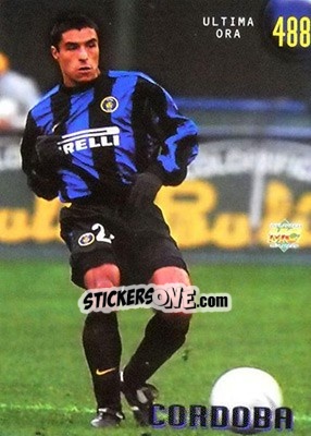 Sticker Cordoba - Calcio 1999-2000 Etichetta Nera - Mundicromo
