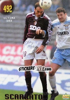 Sticker Scarlato - Calcio 1999-2000 Etichetta Nera - Mundicromo