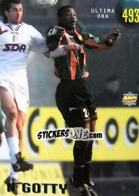 Figurina N'Gotty - Calcio 1999-2000 Etichetta Nera - Mundicromo