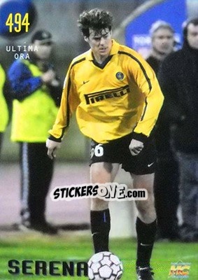 Sticker Serena - Calcio 1999-2000 Etichetta Nera n. 494 - Mundicromo