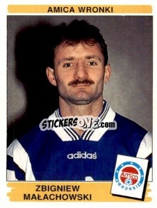 Cromo Zbigniew Małachowski - Liga Polska 1996-1997 n. 8 - Panini