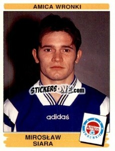 Cromo Mirosław Siara - Liga Polska 1996-1997 - Panini