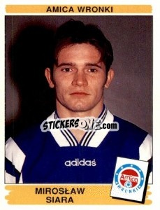 Sticker Mirosław Siara - Liga Polska 1996-1997 - Panini