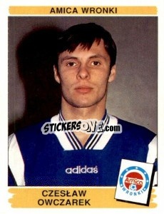 Sticker Czesław Owczarek - Liga Polska 1996-1997 - Panini