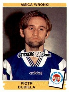 Sticker Piotr Dubiela - Liga Polska 1996-1997 - Panini