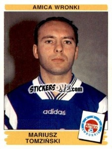 Figurina Mariusz Tomziński - Liga Polska 1996-1997 - Panini