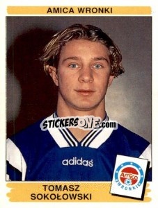 Cromo Tomasz Sokołowski - Liga Polska 1996-1997 n. 17 - Panini