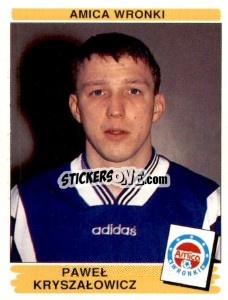Cromo Paweł Kryszałowicz - Liga Polska 1996-1997 n. 18 - Panini