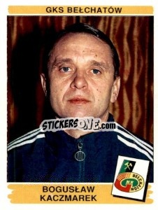 Sticker Bogusław Kaczmarek - Liga Polska 1996-1997 n. 24 - Panini