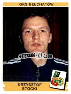 Sticker Krzysztof Stocki - Liga Polska 1996-1997 n. 28 - Panini