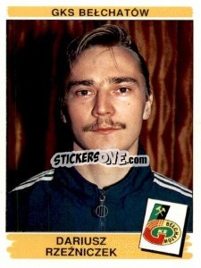 Sticker Dariusz Rzeźniczek - Liga Polska 1996-1997 - Panini