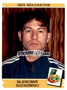 Cromo Sławomir Suchomski - Liga Polska 1996-1997 - Panini