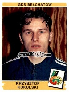 Sticker Krzysztof Kukulski - Liga Polska 1996-1997 n. 37 - Panini