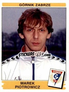 Sticker Marek Piotrowicz - Liga Polska 1996-1997 n. 45 - Panini