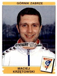 Cromo Maciej Krzętowski - Liga Polska 1996-1997 - Panini