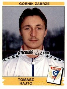 Sticker Tomasz Hajto - Liga Polska 1996-1997 n. 49 - Panini