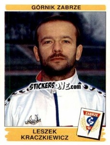 Sticker Leszek Kraczkiewicz - Liga Polska 1996-1997 - Panini