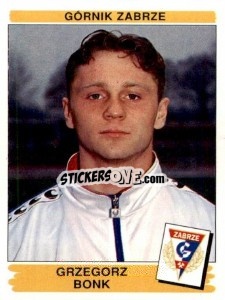 Sticker Grzegorz Bonk - Liga Polska 1996-1997 n. 52 - Panini