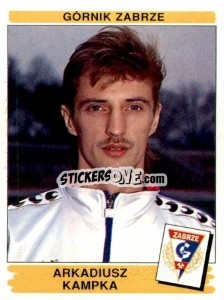 Sticker Arkadiusz Kampka - Liga Polska 1996-1997 n. 55 - Panini