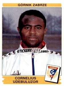 Sticker Cornelius Udebuluzur - Liga Polska 1996-1997 n. 56 - Panini